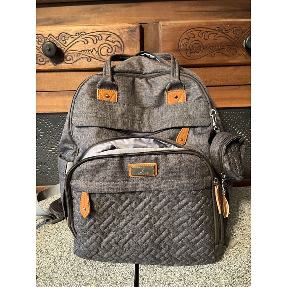 BabbleRoo Diaper Bag Backpack, Nappy Changing Bags Multifunction Waterproof - Picture 1 of 3